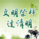 文明祭拜过清明  深情缅怀思故人