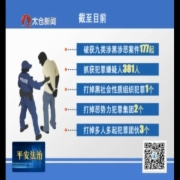 扫黑除恶攻坚战 我市取得阶段性成果