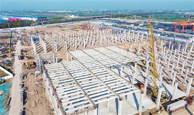 太仓港综合枢纽物流园区建设加速