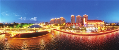 流光溢彩海运堤