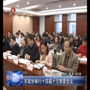 市政协举行十四届十次常委会议