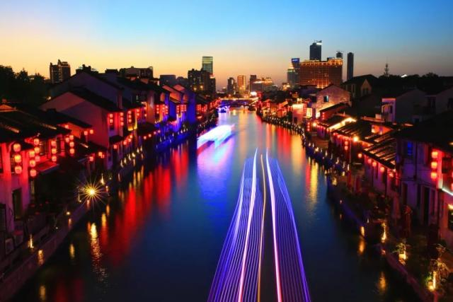 图为大运河江苏段美丽的无锡水弄堂。曹风增 摄