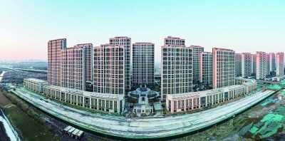 南京江北新区沿江街道润泰花园保障房六期竣工，可提供保障房1852套。 南京日报/紫金山新闻记者 孙中元 摄 