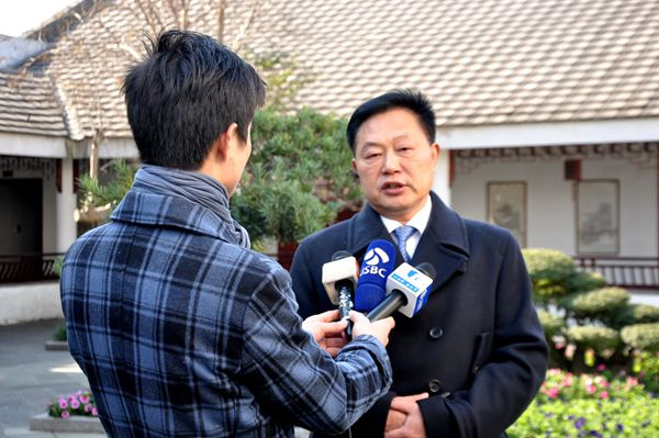 魏晓锋接受苏州电视台新闻频道专访